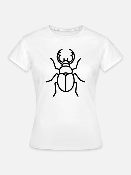 scarabée - Frauen T-Shirt - Weiß