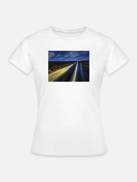Endloser Weg - Frauen T-Shirt - Weiß