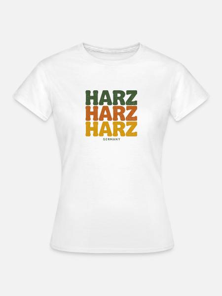 Harz Germany Retro - Frauen T-Shirt - Weiß