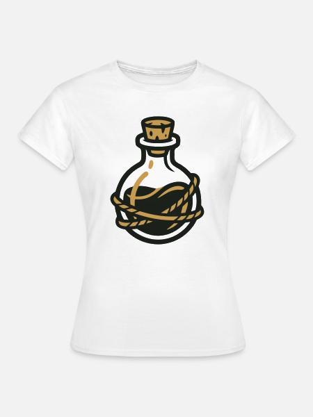 Zaubertrank Flasche Grafik - Frauen T-Shirt - Weiß