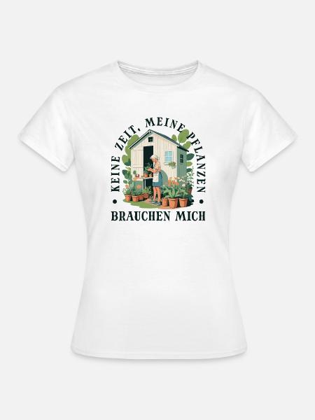 Gärtner Pflanzen Kleingärtner Schrebergarten - Frauen T-Shirt - Weiß