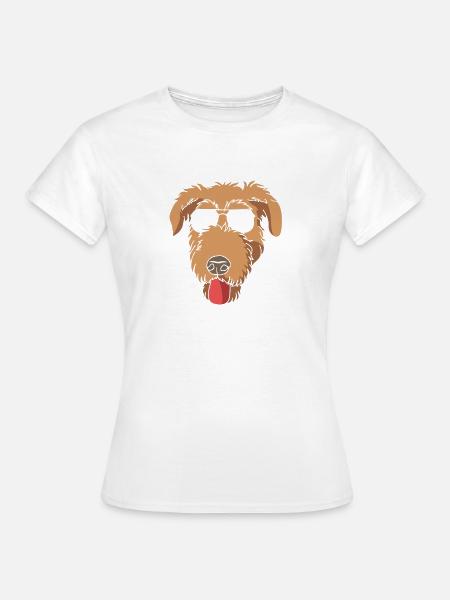 Irischer Wolfshund - Frauen T-Shirt - Weiß