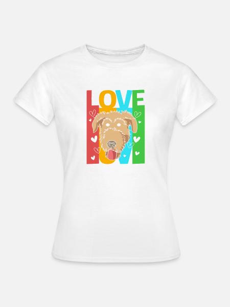 Irischer Wolfshund - Frauen T-Shirt - Weiß