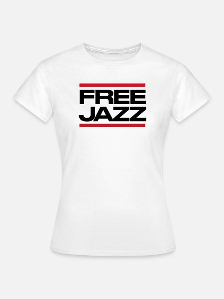 Free Jazz fettes Logo - Frauen T-Shirt - Weiß