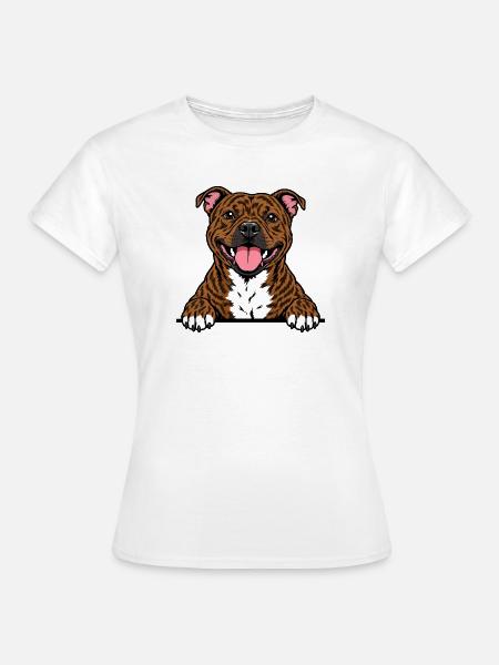 Staffordshire Bull Terrier - Frauen T-Shirt - Weiß