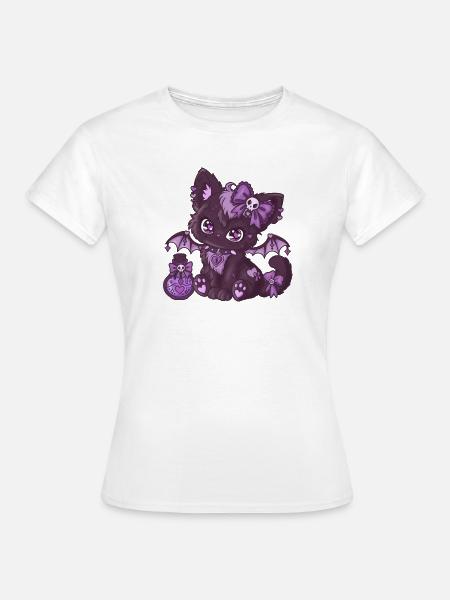 VampiKätzchen - Frauen T-Shirt - Weiß