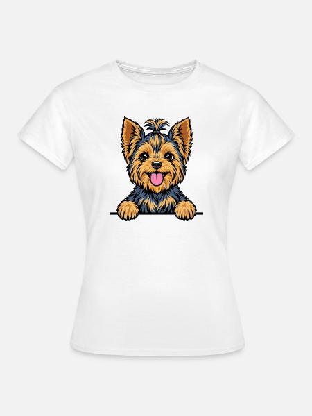 Yorkshire Terrier - Frauen T-Shirt - Weiß