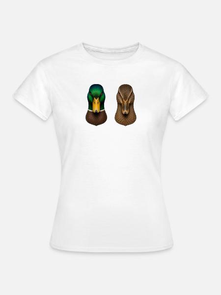 Stockenten - Frauen T-Shirt - Weiß