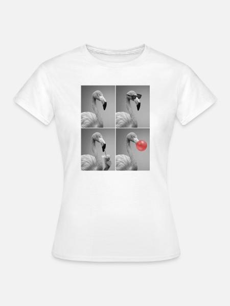 Flamingos Flamingo - Frauen T-Shirt - Weiß