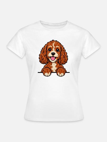 Cavapoo - Frauen T-Shirt - Weiß