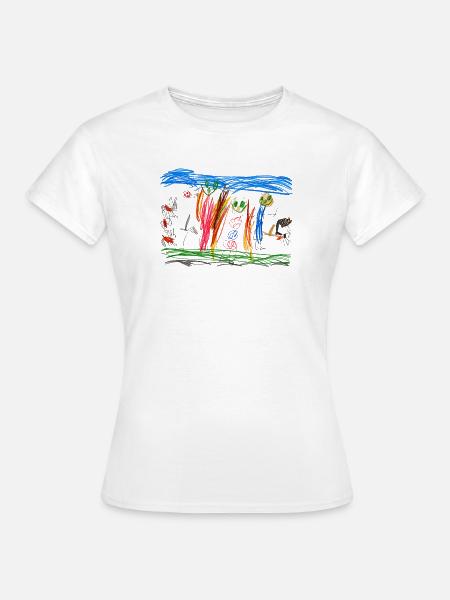 Kindertraum Gartenzauber - Frauen T-Shirt - Weiß