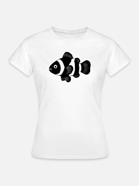 Clownfisch Anemonenfisch Geschenk Taucher - Frauen T-Shirt - Weiß