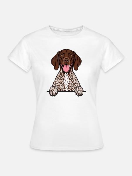 Deutsch Kurzhaar - Frauen T-Shirt - Weiß