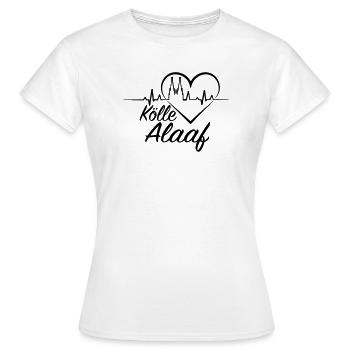 Kölle Alaaf - Frauen T-Shirt - Weiß - Vorne - AI Model Female 172 dark (172cm)
