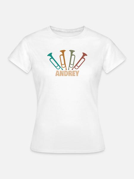 Andrey - Frauen T-Shirt - Weiß
