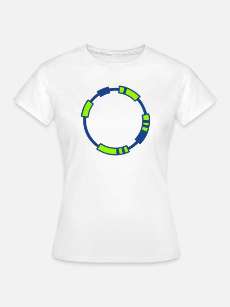 Plasmid DNA Genetik Logo - Frauen T-Shirt - Weiß