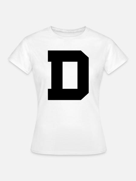 D - Frauen T-Shirt - Weiß