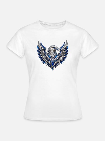 Silver Storm Eagle - Frauen T-Shirt - Weiß