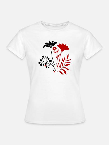 Blumenstrauß  - Frauen T-Shirt - Weiß