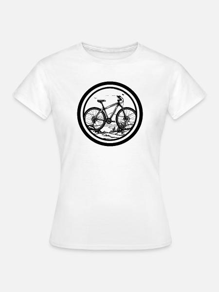 Radfahrer - Frauen T-Shirt - Weiß
