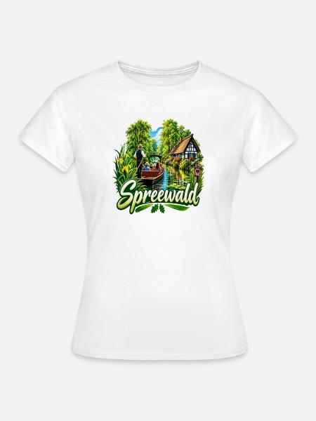 SPREEWALD AUSFLUG - Frauen T-Shirt - Weiß