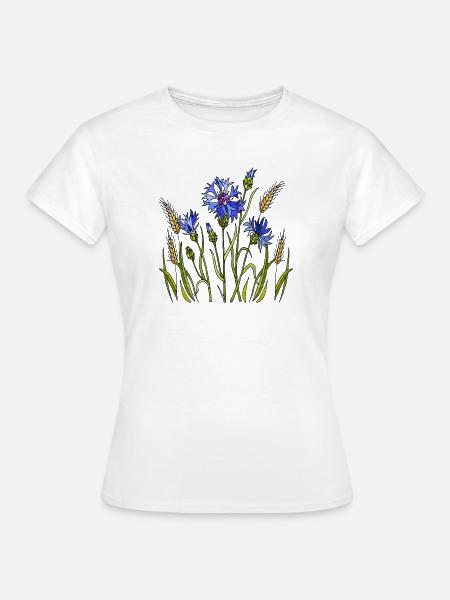 Blumen - Frauen T-Shirt - Weiß