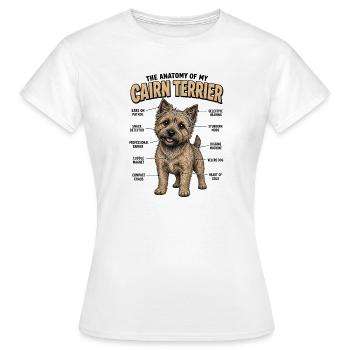 Hundebesitzer Geschenk Cairn Terrier Walk T - Frauen T-Shirt - Weiß - Vorne - AI Model Female 172 dark (172cm)