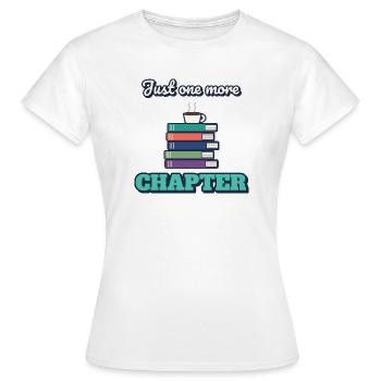 Nur noch ein Kapitel - Frauen T-Shirt - Weiß - Vorne - AI Model Female 172 dark (172cm)