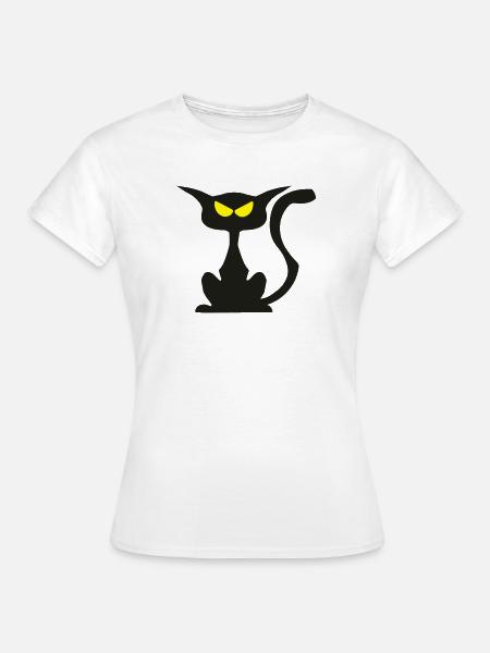 raubkatze - Frauen T-Shirt - Weiß