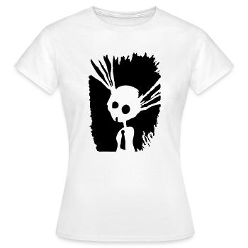 shadow bunny - Frauen T-Shirt - Weiß - Vorne - AI Model Female 172 dark (172cm)