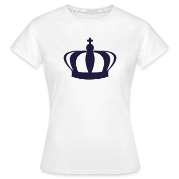 Couronne - T-shirt Femme - blanc - Devant - AI Model Female 172 dark (172cm)