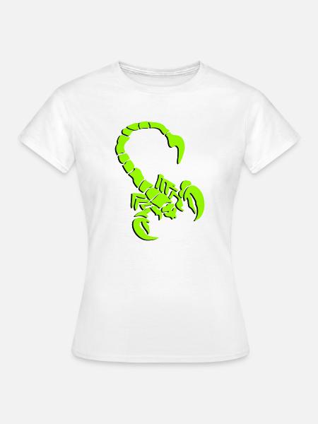 skorpion_01_3d - Frauen T-Shirt - Weiß
