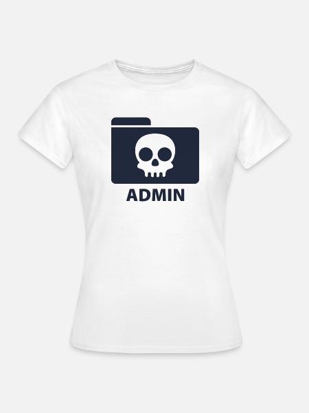 Admin - Frauen T-Shirt - Weiß