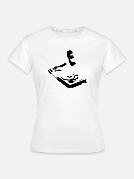 DJ - Women's T-Shirt - white