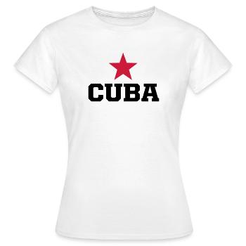 cuba revolucion - Frauen T-Shirt - Weiß - Vorne - AI Model Female 172 dark (172cm)