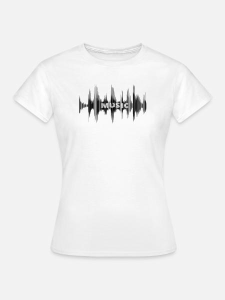 Music - Frauen T-Shirt - Weiß