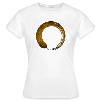 Bouddhisme Zen Japon - T-shirt Femme - blanc - Devant - AI Model Female 172 dark (172cm)
