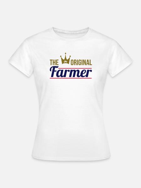 Farmer - Frauen T-Shirt - Weiß