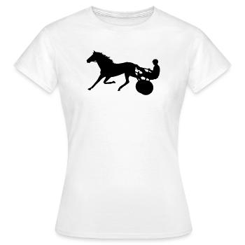 trotter - T-shirt Femme - blanc - Devant - AI Model Female 172 dark (172cm)