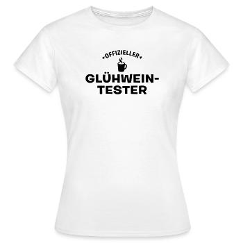 glühweintester weihnachten - Frauen T-Shirt - Weiß - Vorne - AI Model Female 172 dark (172cm)