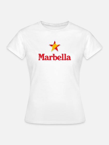 Stars Spaniens – Marbella - Frauen T-Shirt - Weiß