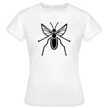 Moustique - T-shirt Femme - blanc - Devant - AI Model Female 172 dark (172cm)
