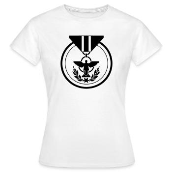 Médaille militaire - T-shirt Femme - blanc - Devant - AI Model Female 172 dark (172cm)