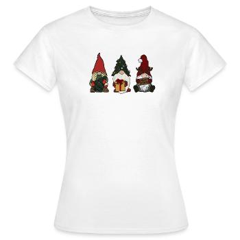 Wichtel  - Frauen T-Shirt - Weiß - Vorne - AI Model Female 172 dark (172cm)