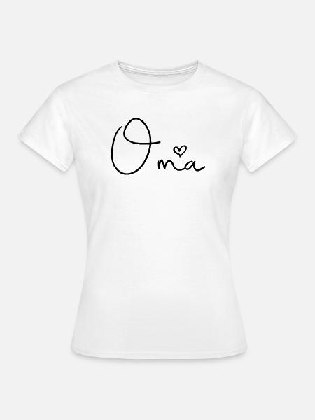 Oma - Frauen T-Shirt - Weiß