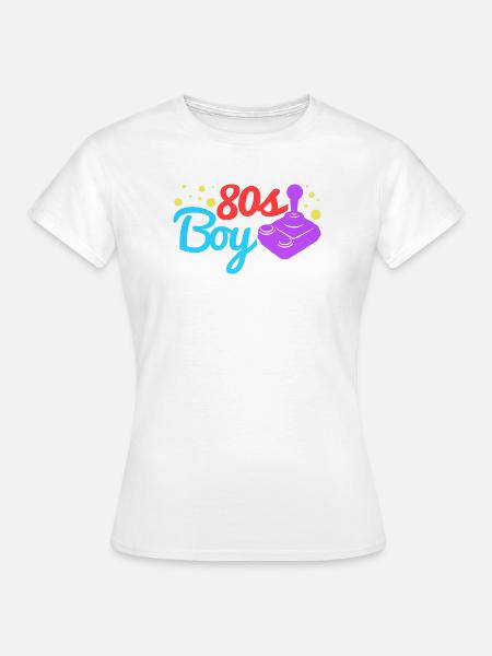 80er Jahre Junge - Frauen T-Shirt - Weiß