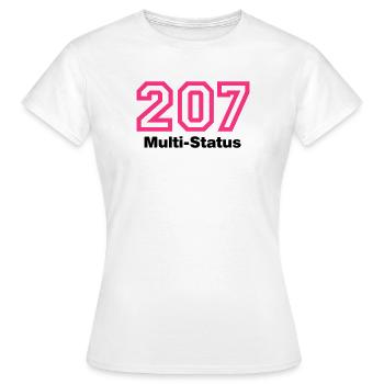 Error 207 Multi-Status - Frauen T-Shirt - Weiß - Vorne - AI Model Female 172 dark (172cm)