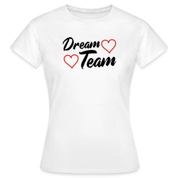 Équipe de rêve - T-shirt Femme - blanc - Devant - AI Model Female 172 dark (172cm)