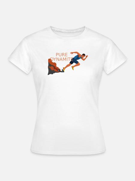 Pure Dynamite Sprint - Frauen T-Shirt - Weiß