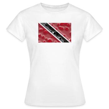 Tobago rural - T-shirt Femme - blanc - Devant - AI Model Female 172 dark (172cm)